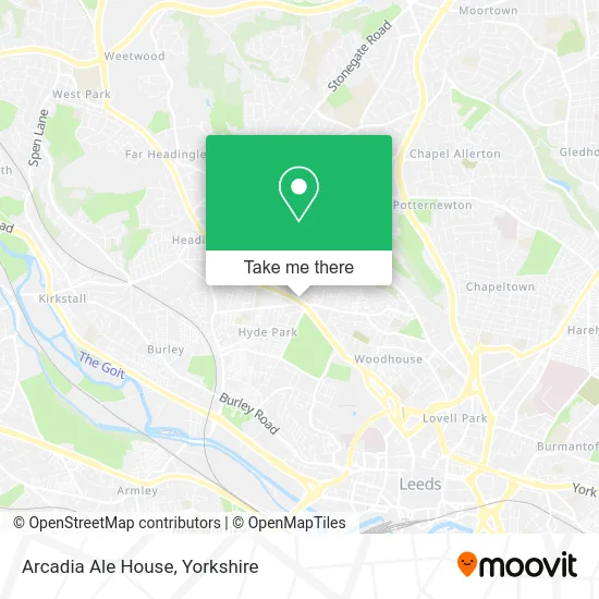 Arcadia Ale House map