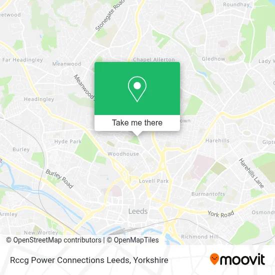 Rccg Power Connections Leeds map