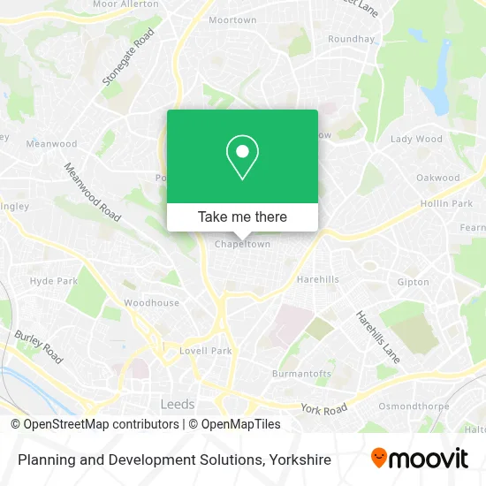 Planning and Development Solutions map