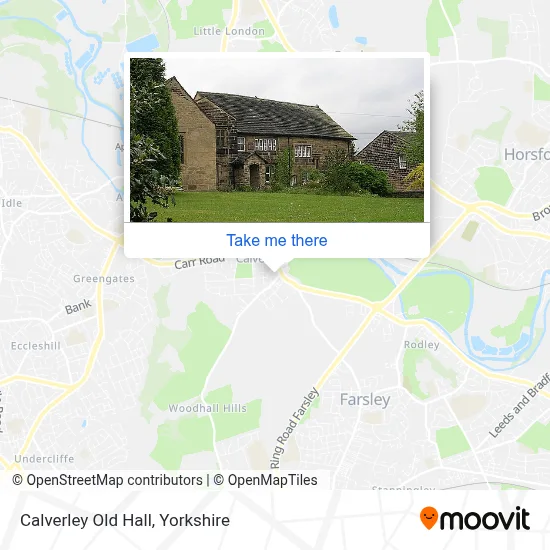 How to Get to Calverley Old Hall in Leeds by Bus or Train?