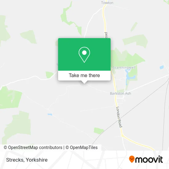Strecks map