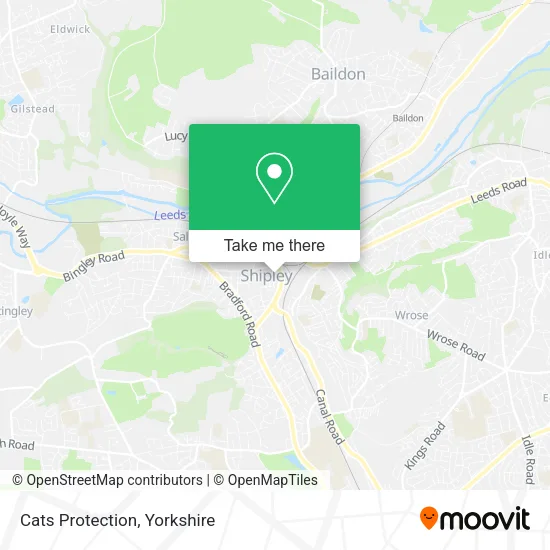 Cats Protection map