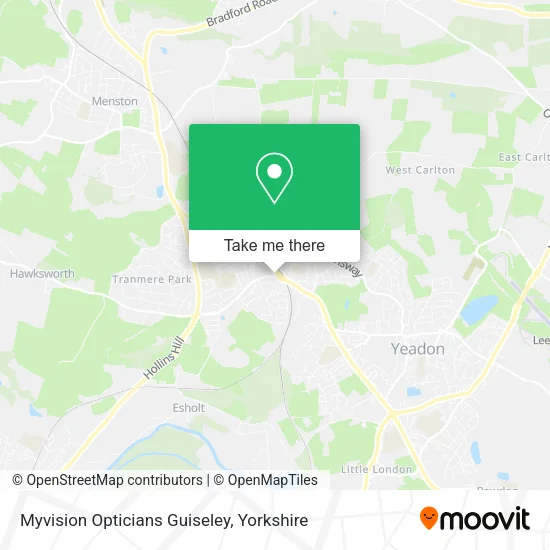 Myvision Opticians Guiseley map