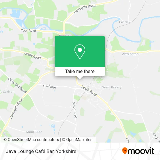 Java Lounge Café Bar map
