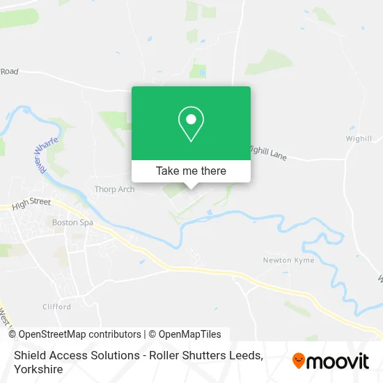 Shield Access Solutions - Roller Shutters Leeds map