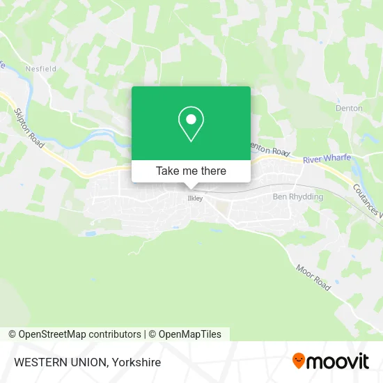 WESTERN UNION map