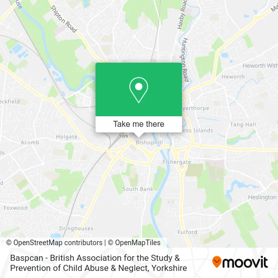 Baspcan - British Association for the Study & Prevention of Child Abuse & Neglect map