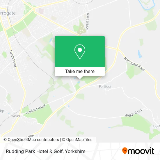 Rudding Park Hotel & Golf map