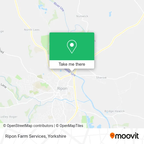 Ripon Farm Services map