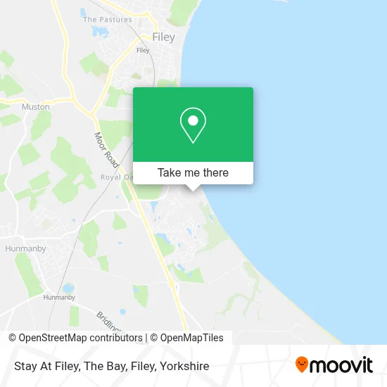 Stay At Filey, The Bay, Filey map