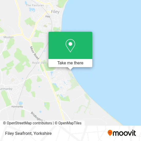 Filey Seafront map