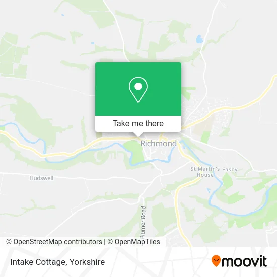 Intake Cottage map