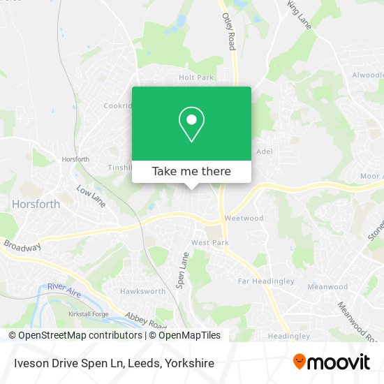 Iveson Drive Spen Ln, Leeds map