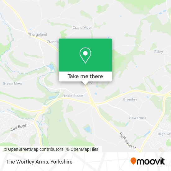 The Wortley Arms map