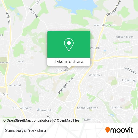 Sainsbury's map