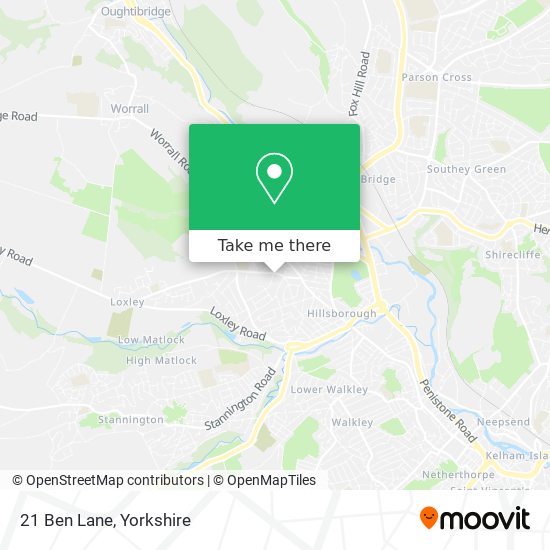 21 Ben Lane map