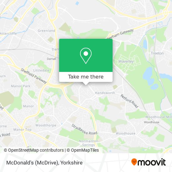 McDonald's (McDrive) map