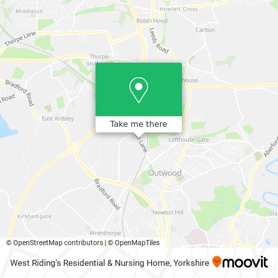 West Riding's Residential & Nursing Home map