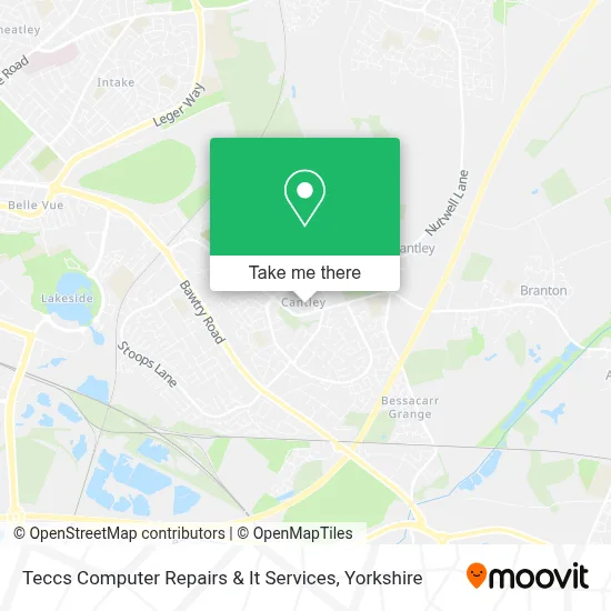 Teccs Computer Repairs & It Services map