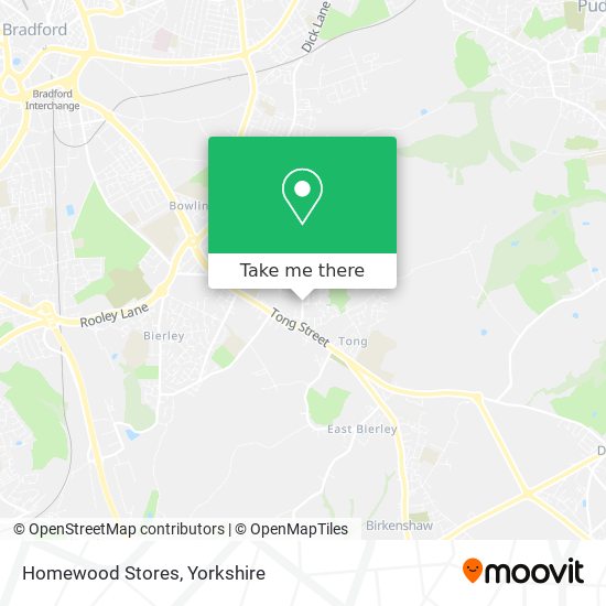 Homewood Stores map