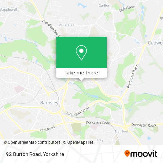 92 Burton Road map
