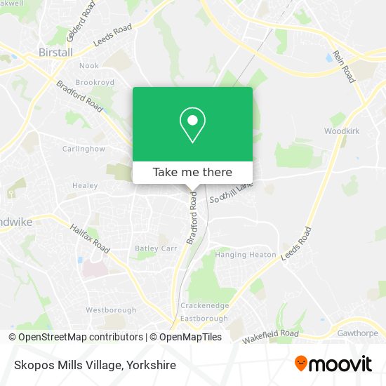 Skopos Mills Village map