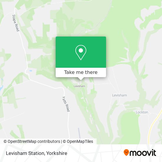 Levisham Station map