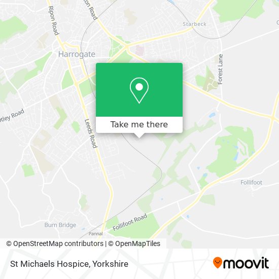 St Michaels Hospice map