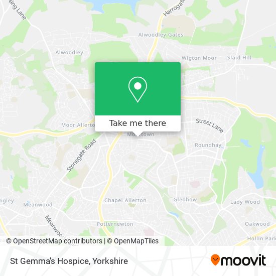 St Gemma's Hospice map