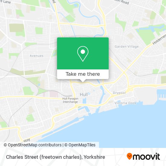 Charles Street (freetown charles) map