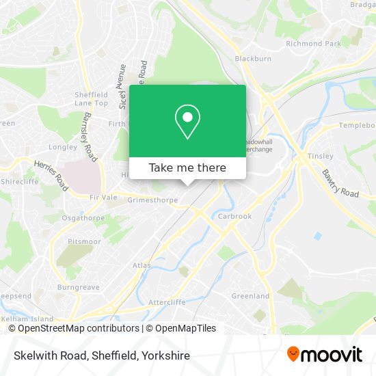 Skelwith Road, Sheffield map