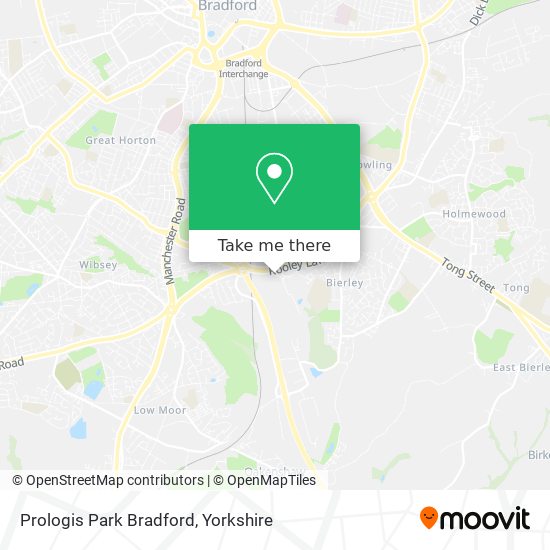 Prologis Park Bradford map