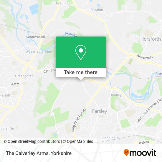 The Calverley Arms map