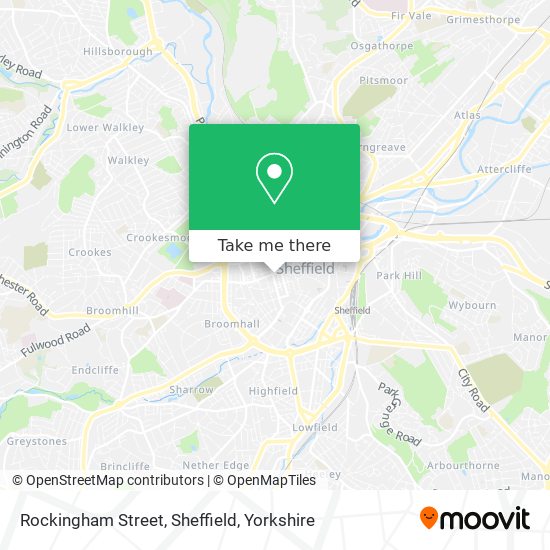 Rockingham Street, Sheffield map