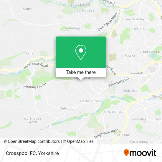 Crosspool FC map