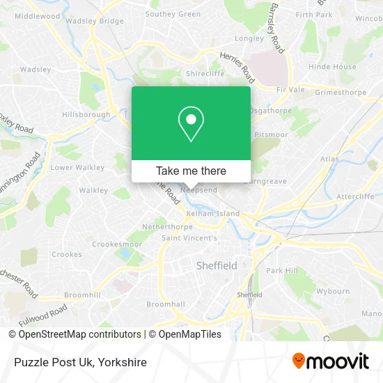 Puzzle Post Uk map