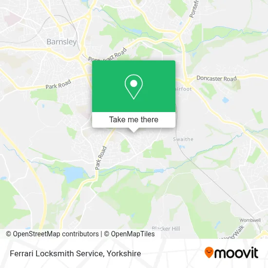 Ferrari Locksmith Service map