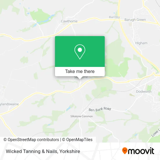 Wicked Tanning & Nails map