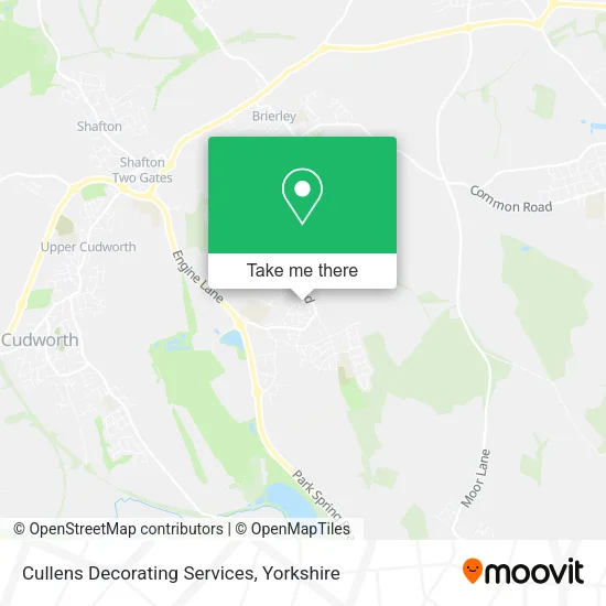Cullens Decorating Services map
