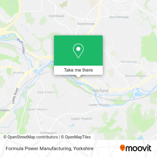 Formula Power Manufacturing map