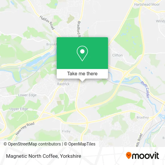 Magnetic North Coffee map