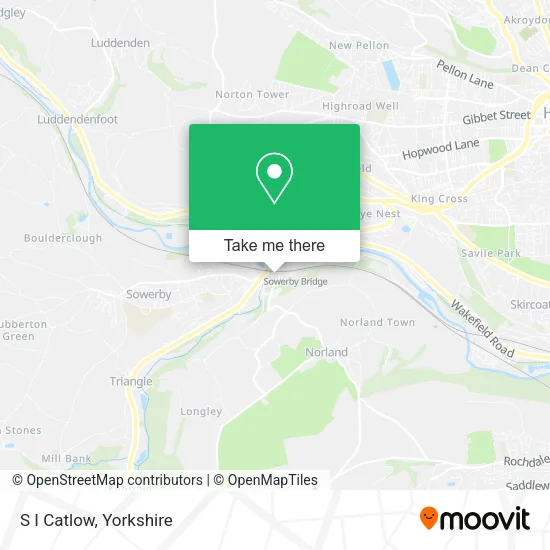 S I Catlow map