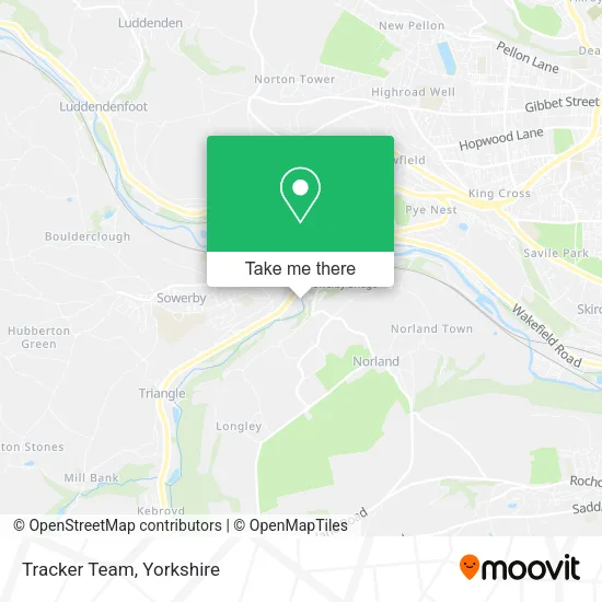 Tracker Team map