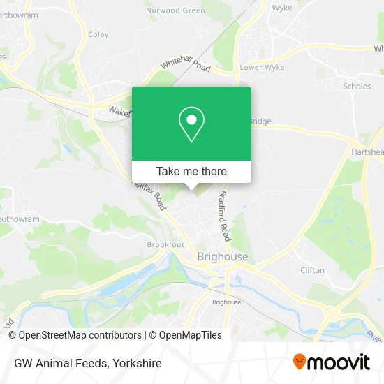 GW Animal Feeds map