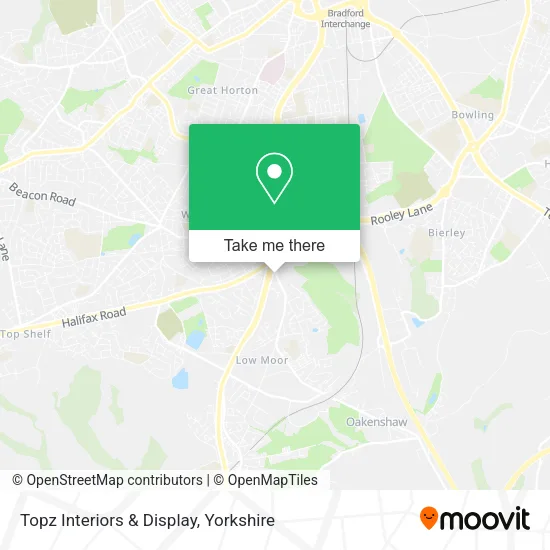 Topz Interiors & Display map
