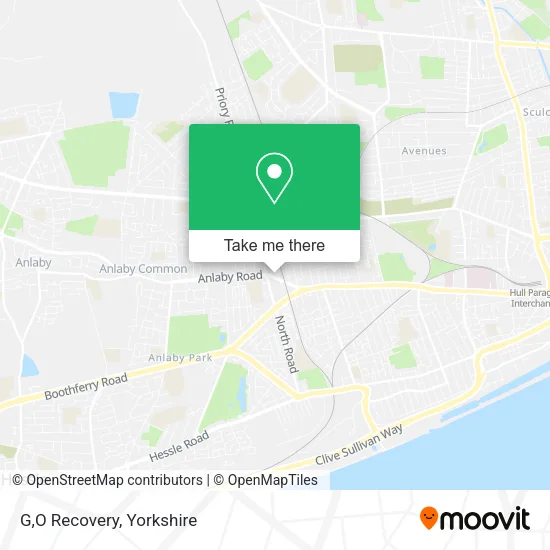 G,O Recovery map