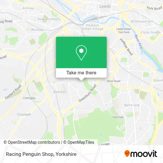 Racing Penguin Shop map