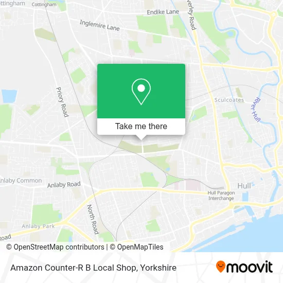 Amazon Counter-R B Local Shop map