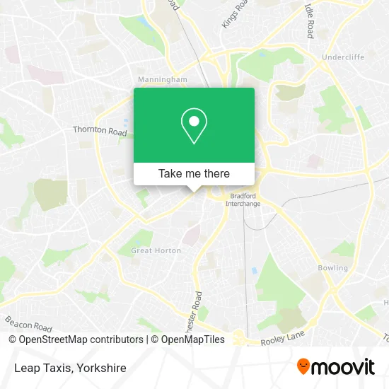 Leap Taxis map