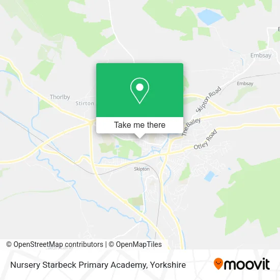 Nursery Starbeck Primary Academy map